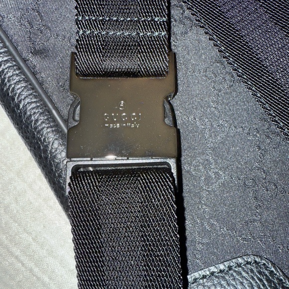 Gucci Black Monogram Belt Bag - Picture 8 of 16